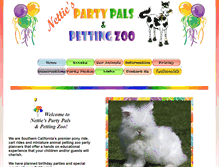 Tablet Screenshot of nettiespartypals.com